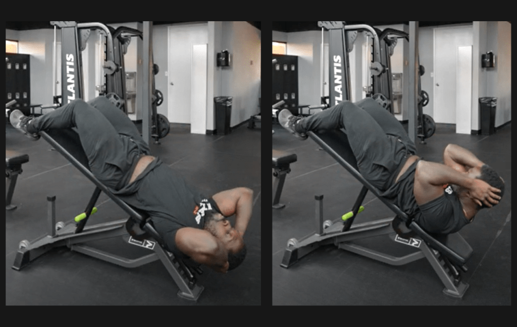 decline crunch ab workout