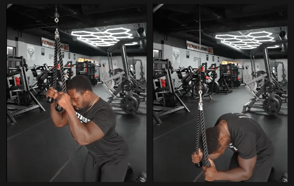 cable crunch ab workout