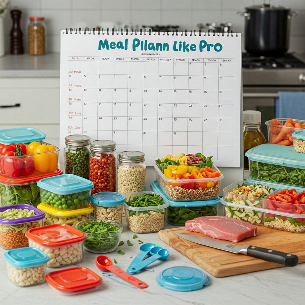 how to meal plan like a pro, blog post image