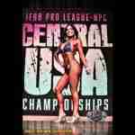 Melissa Alverado competing in IFBB bikini competition in class A division.
