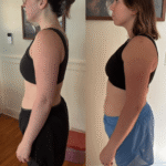 hannah's mid-section progress photo