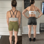 Gabbie's back progress from online personal training
