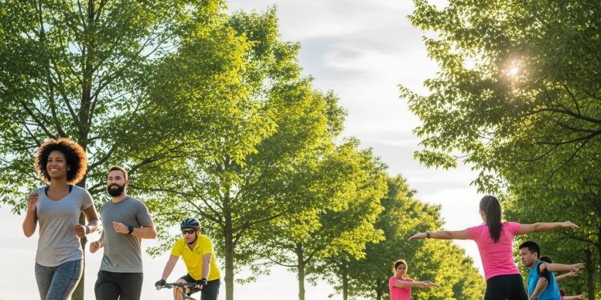 Diverse group exercising outdoors in Overland Park, representing effective weight loss strategies